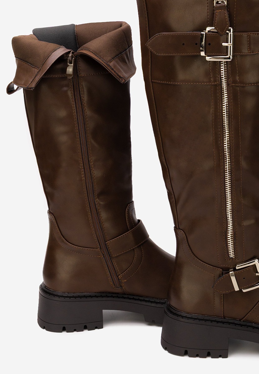 Pavora barna női csizma