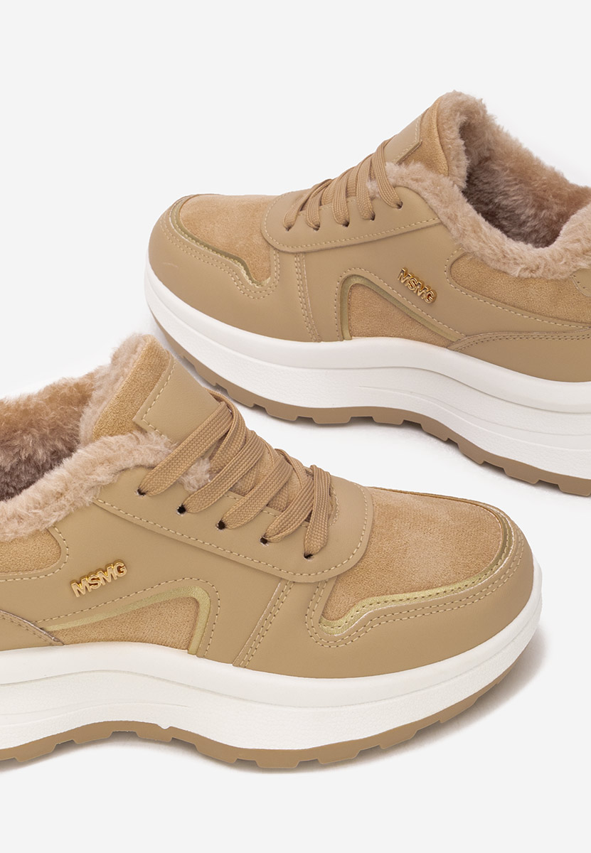 Azaira khaki női téli tornacipők