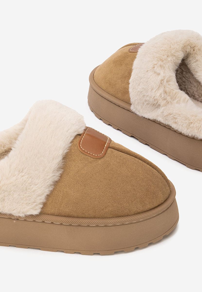 Flufina khaki női papucs