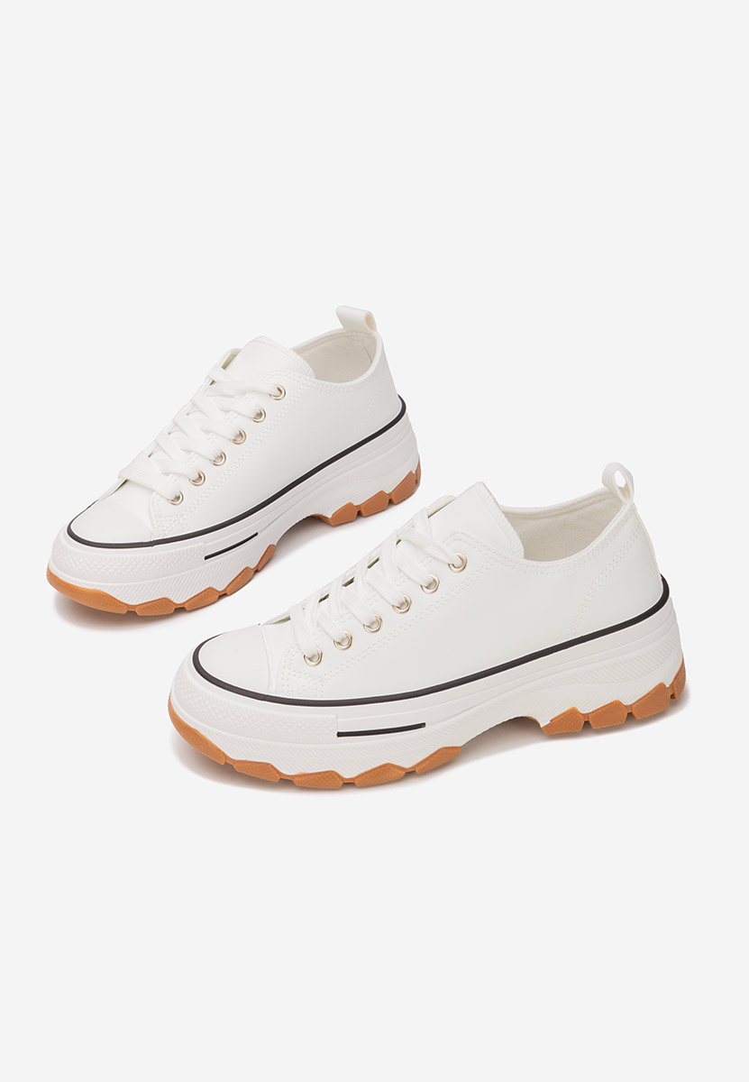 Raviana v4 fehér platform teniszcipő