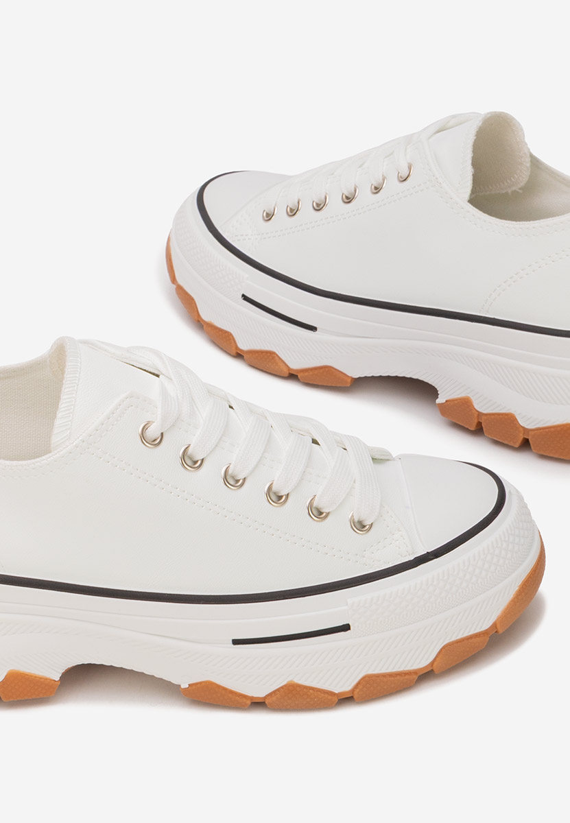 Raviana v4 fehér platform teniszcipő