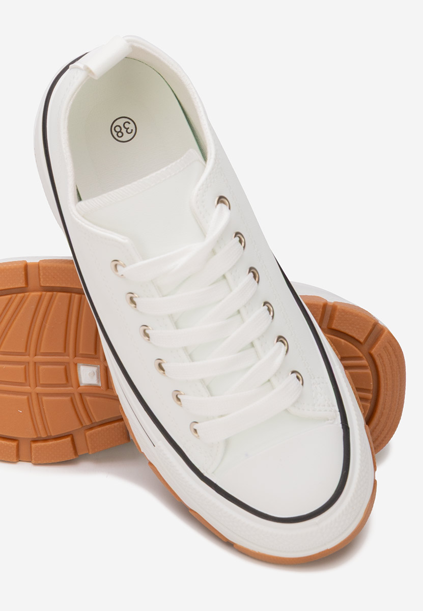 Raviana v4 fehér platform teniszcipő