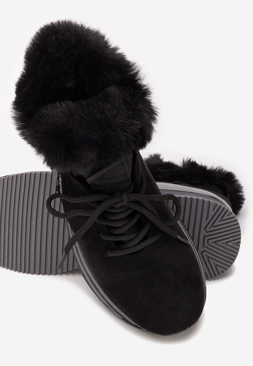 Axira fekete női téli tornacipők