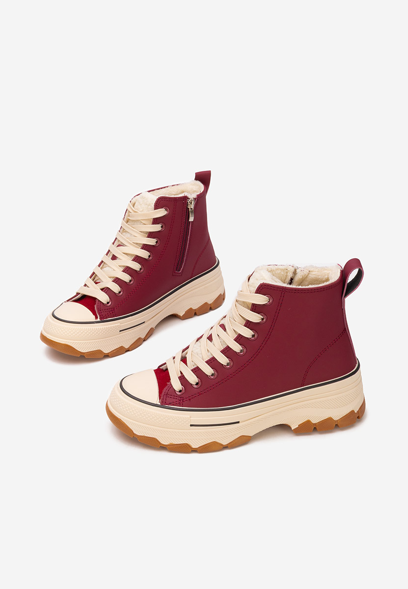 Raviana v7 borvörös magasszárú teniszcipő