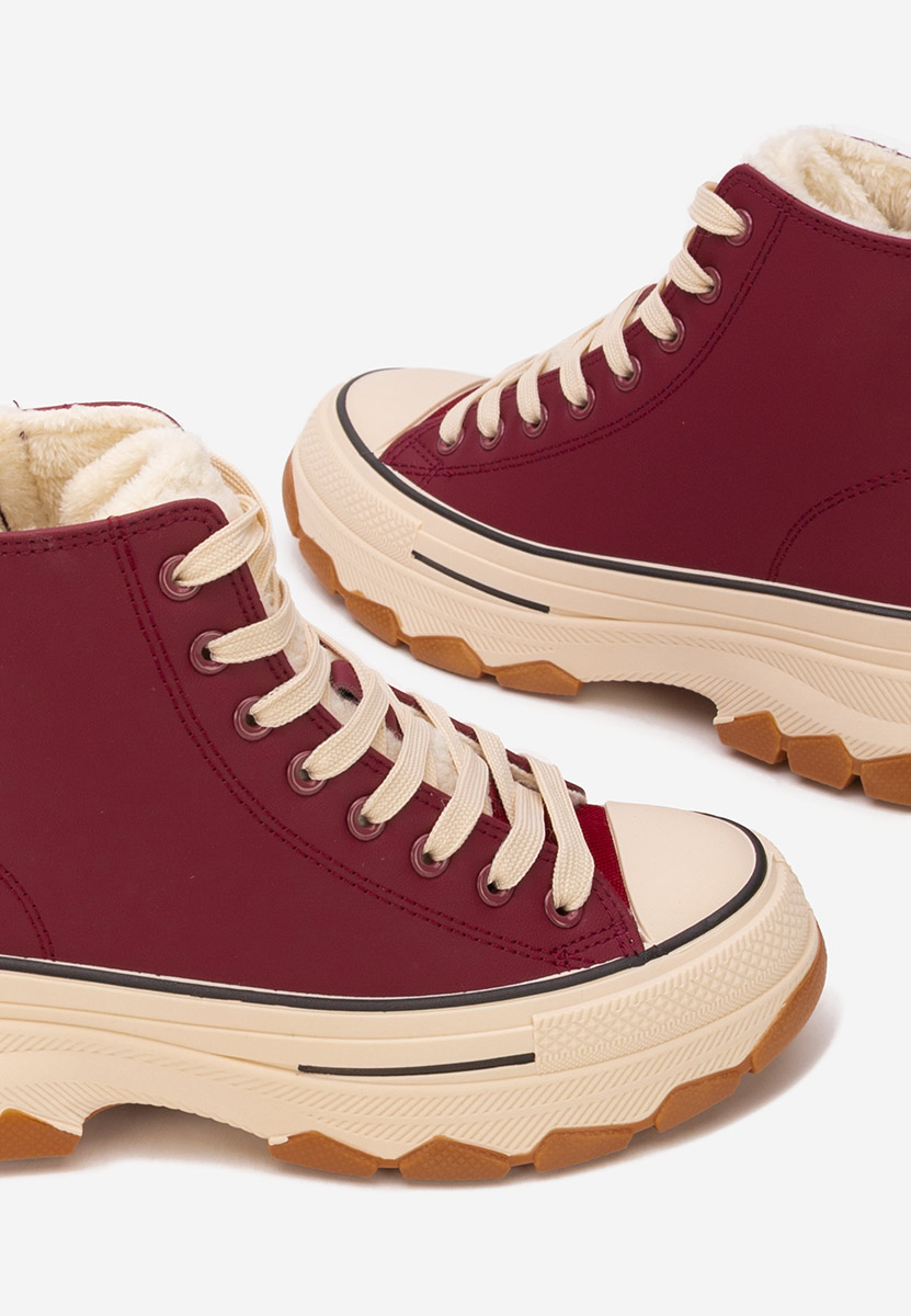 Raviana v7 borvörös magasszárú teniszcipő