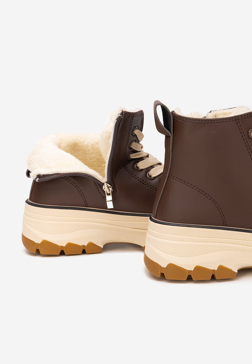 Raviana v7 barna magasszárú teniszcipő