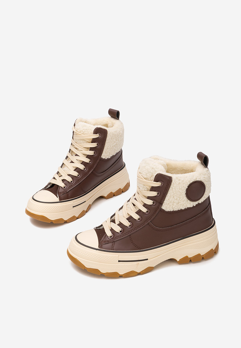 Oziana barna magasszárú teniszcipő