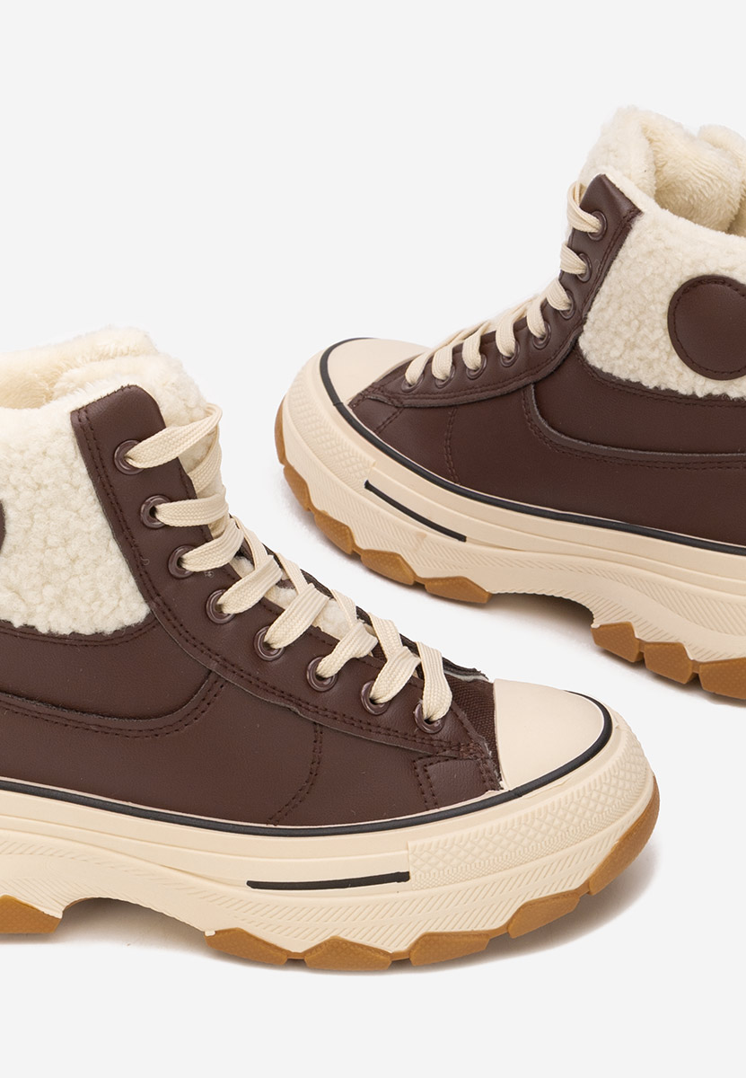 Oziana barna magasszárú teniszcipő