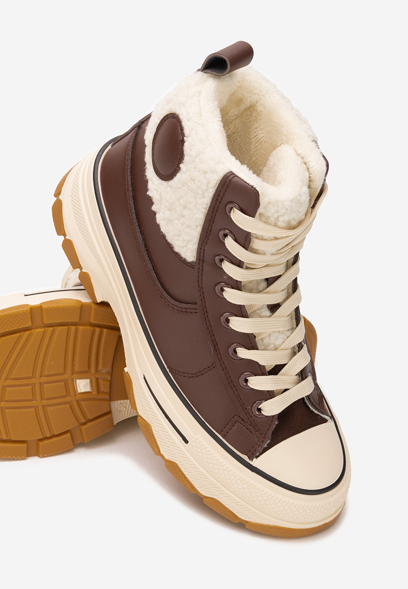 Oziana barna magasszárú teniszcipő