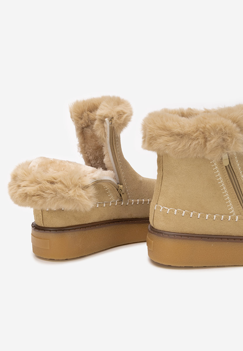 Delyra khaki telitalpú platform bokacsizma