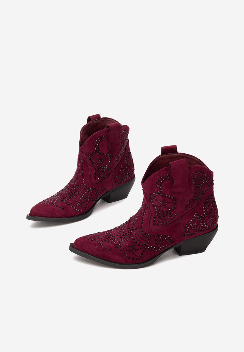 Ninna borvörös cowboy csizma Ninna borvörös cowboy csizma