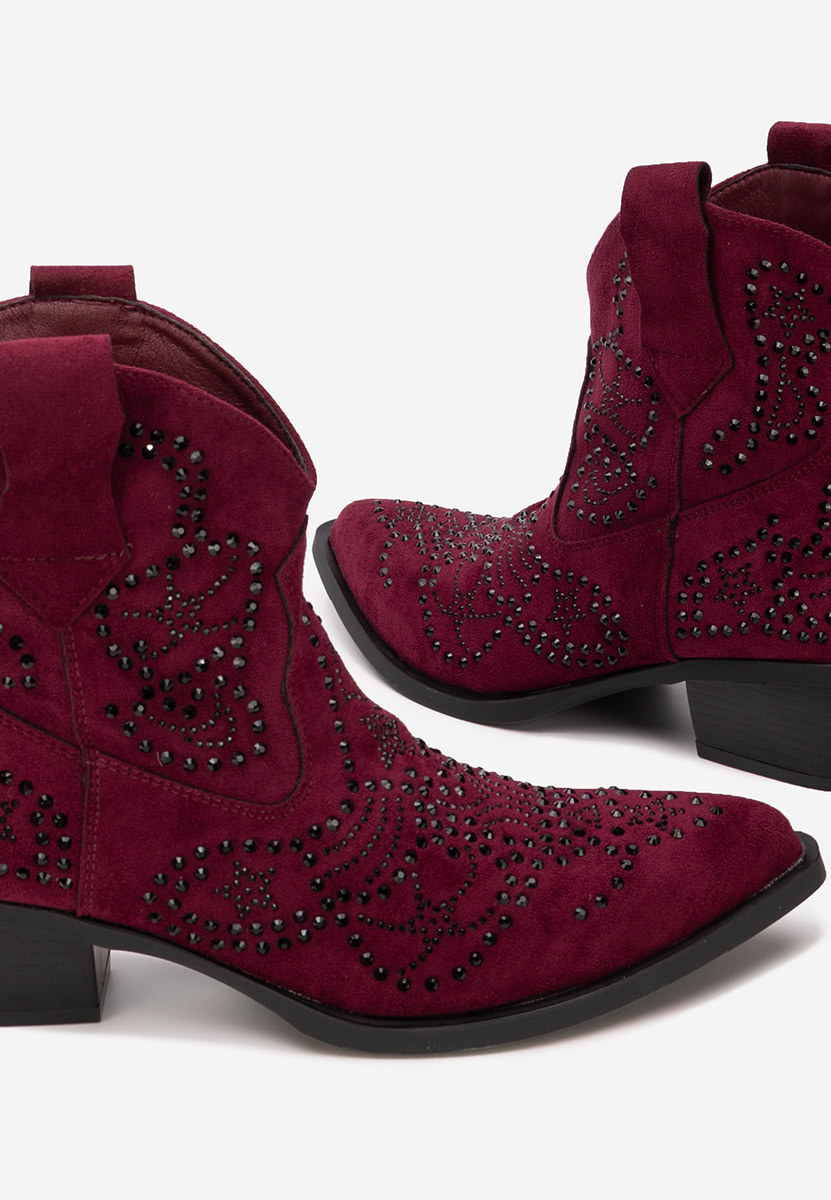 Ninna borvörös cowboy csizma Ninna borvörös cowboy csizma