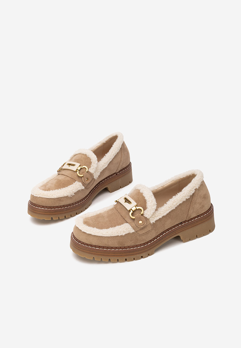 Silvora khaki női mokaszin