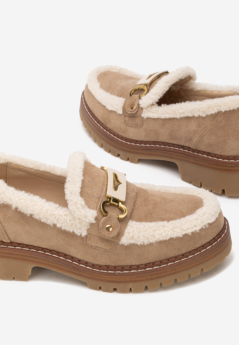 Silvora khaki női mokaszin