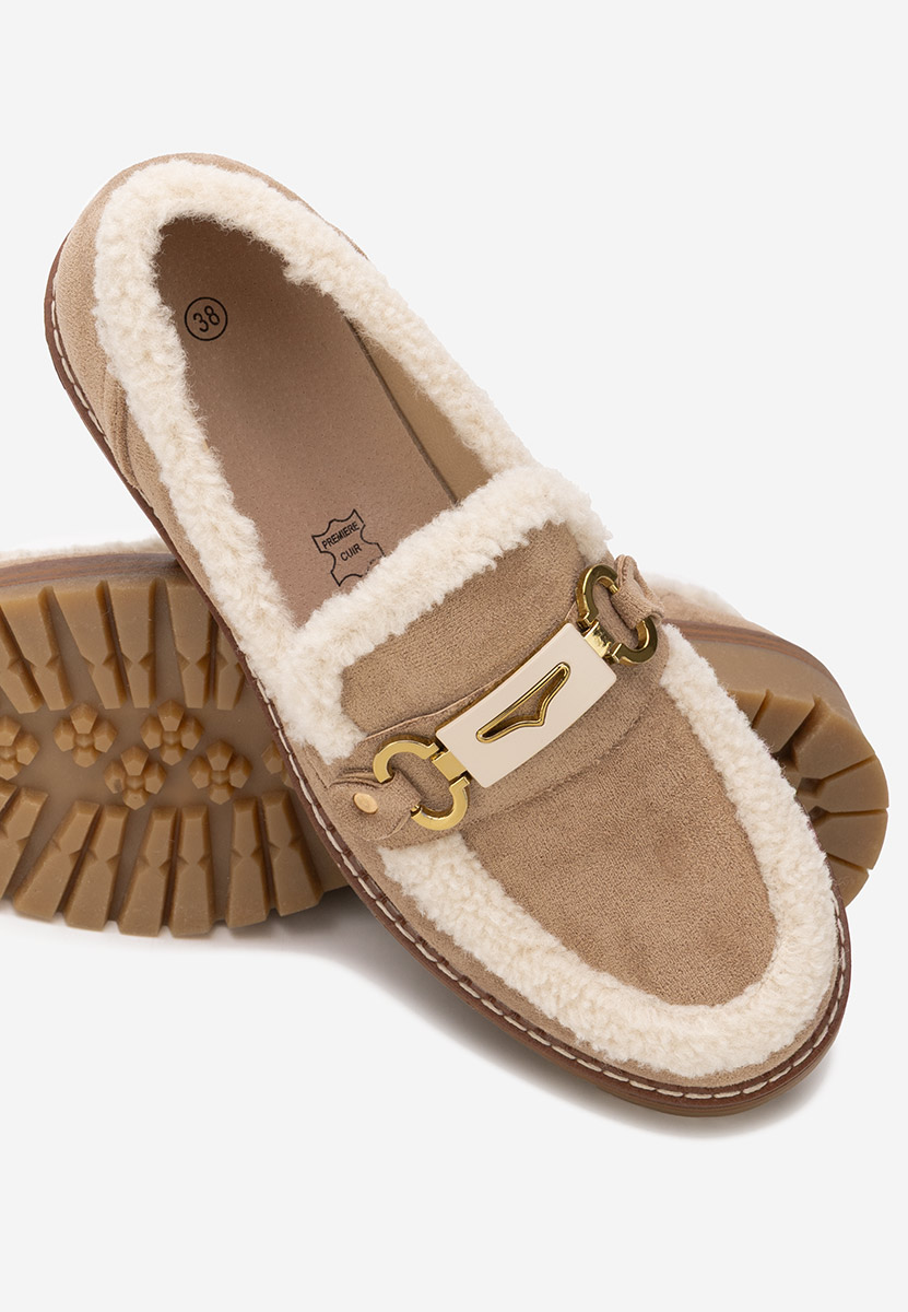 Silvora khaki női mokaszin