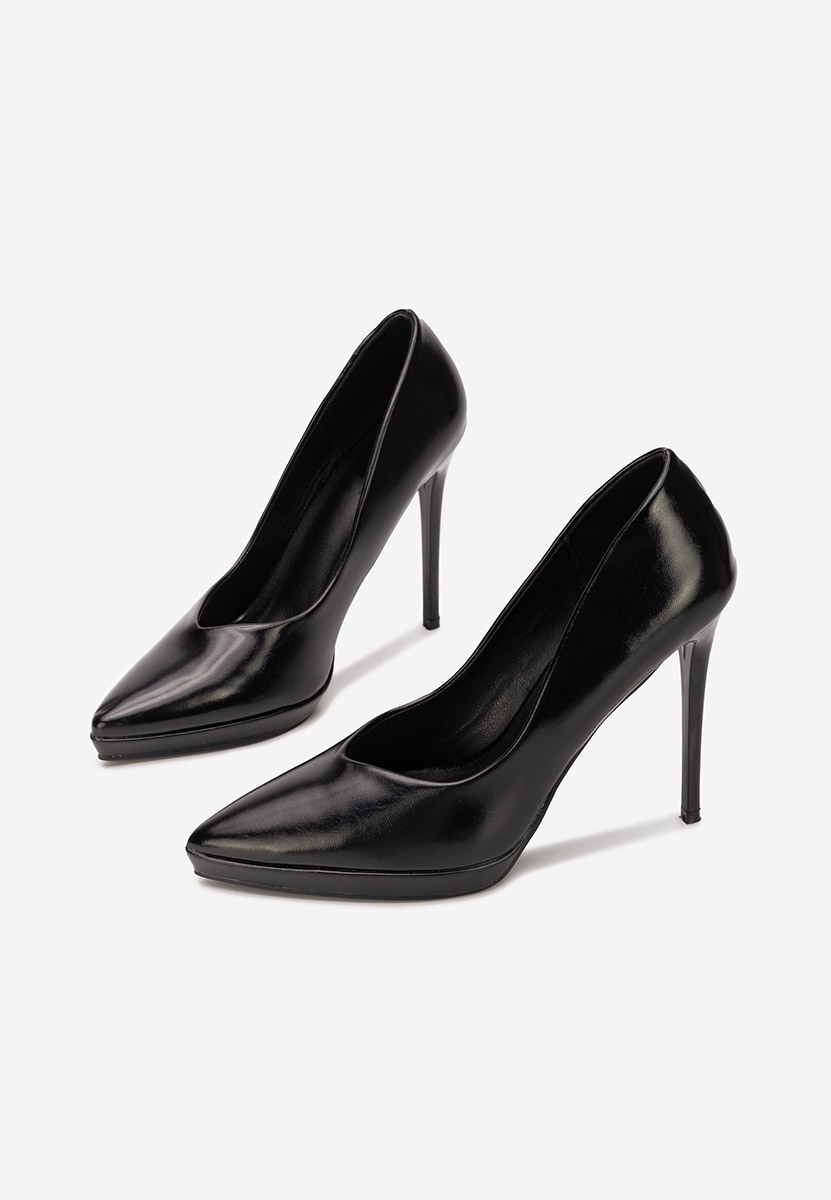 Reneia fekete tűsarkú cipő 