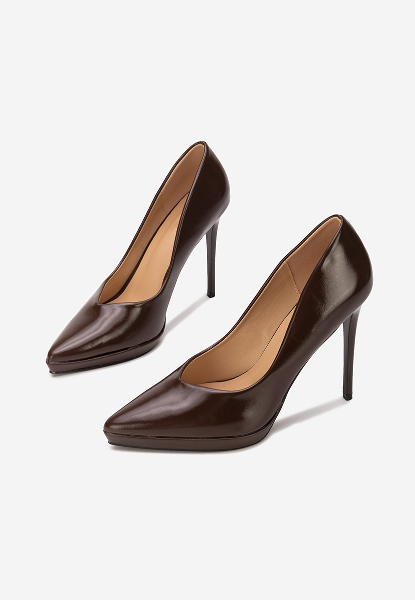 Reneia barna tűsarkú cipő 