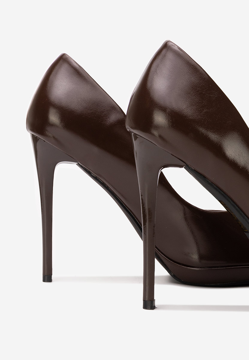 Reneia barna tűsarkú cipő 