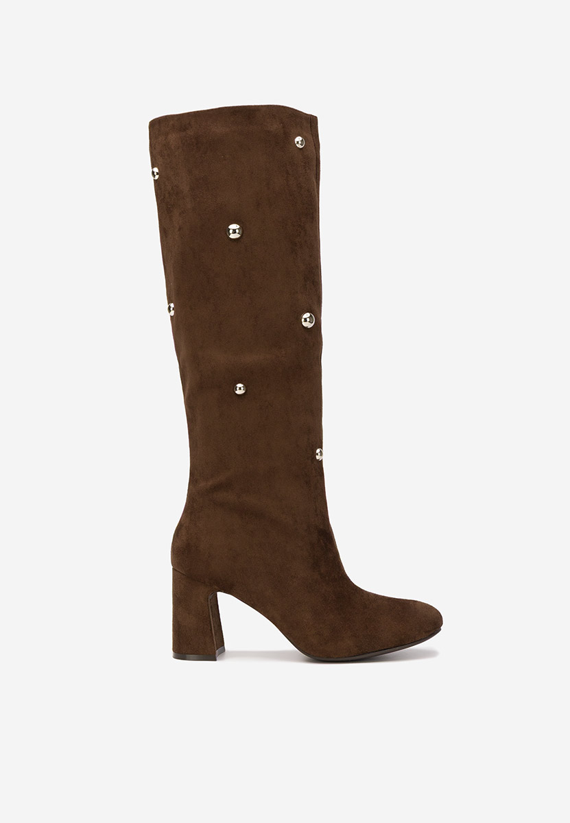 Noielia barna magassarkú csizma