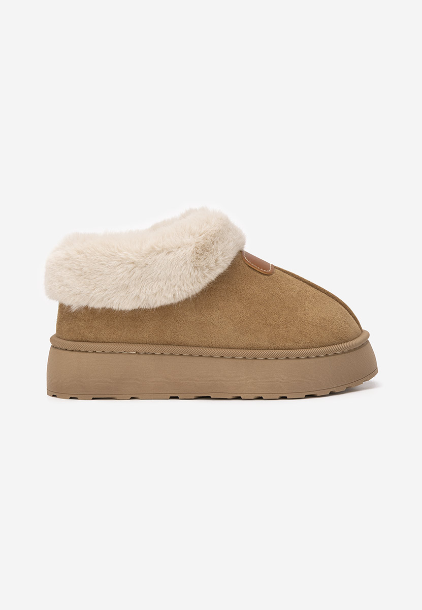 Elarva khaki telitalpú platform bokacsizma