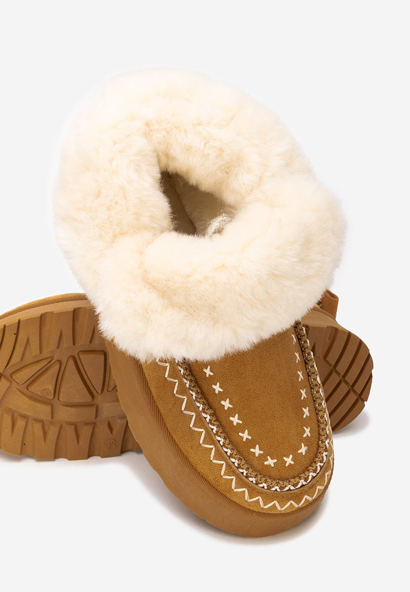 Tavoria camel telitalpú platform bokacsizma