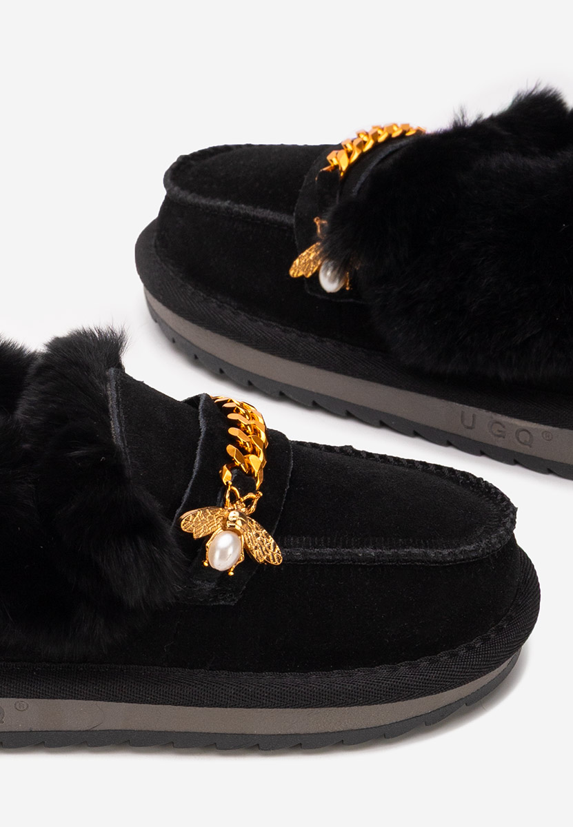 Annamae fekete lány bokacsizma