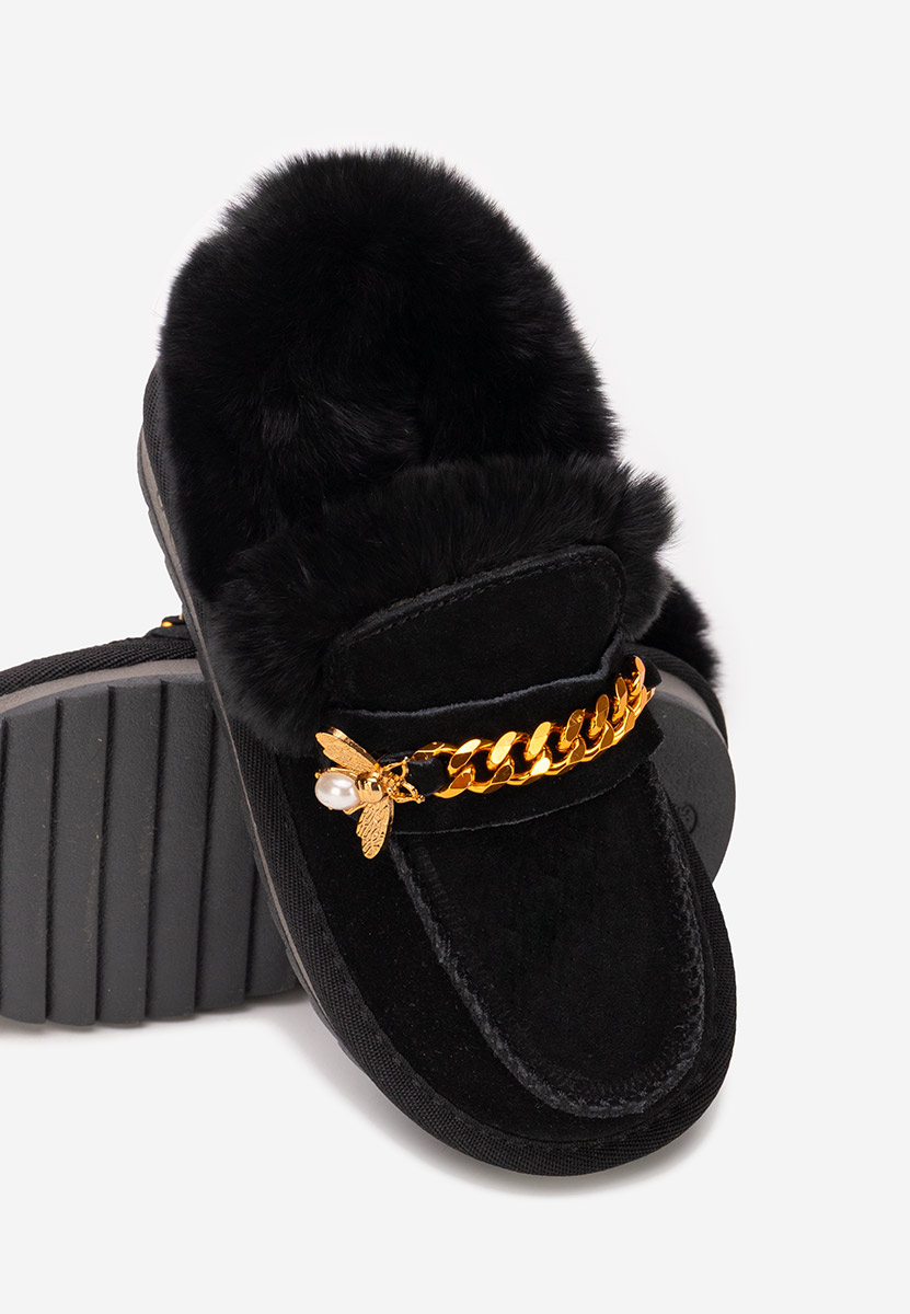 Annamae fekete lány bokacsizma