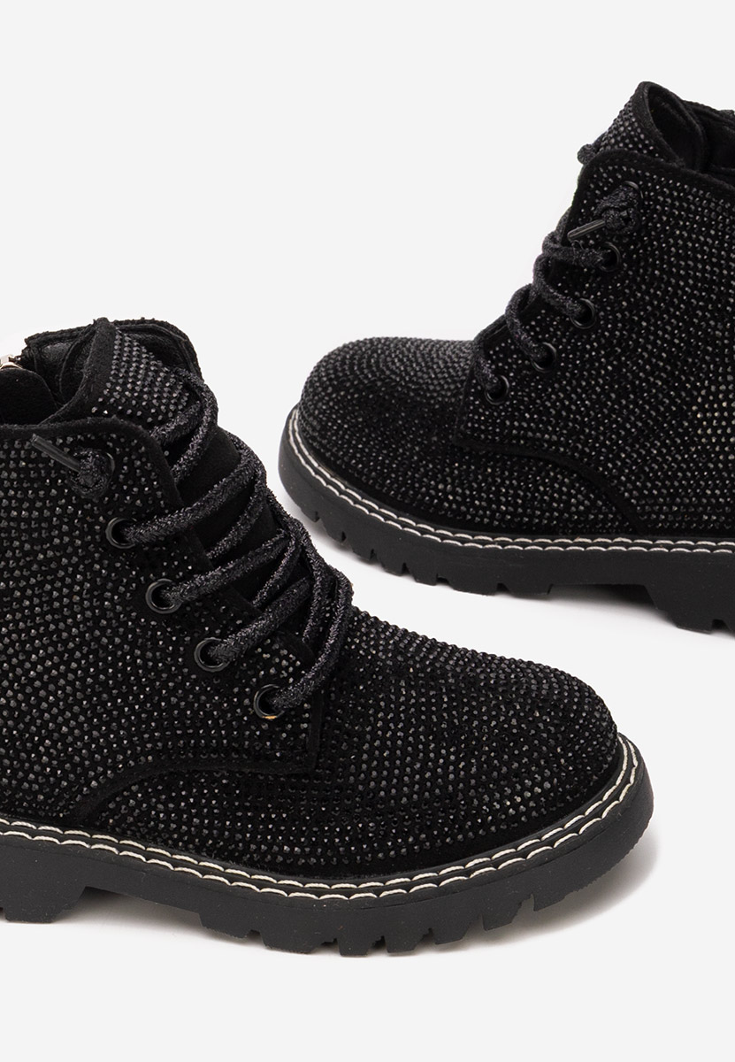 Silina fekete lány bokacsizma