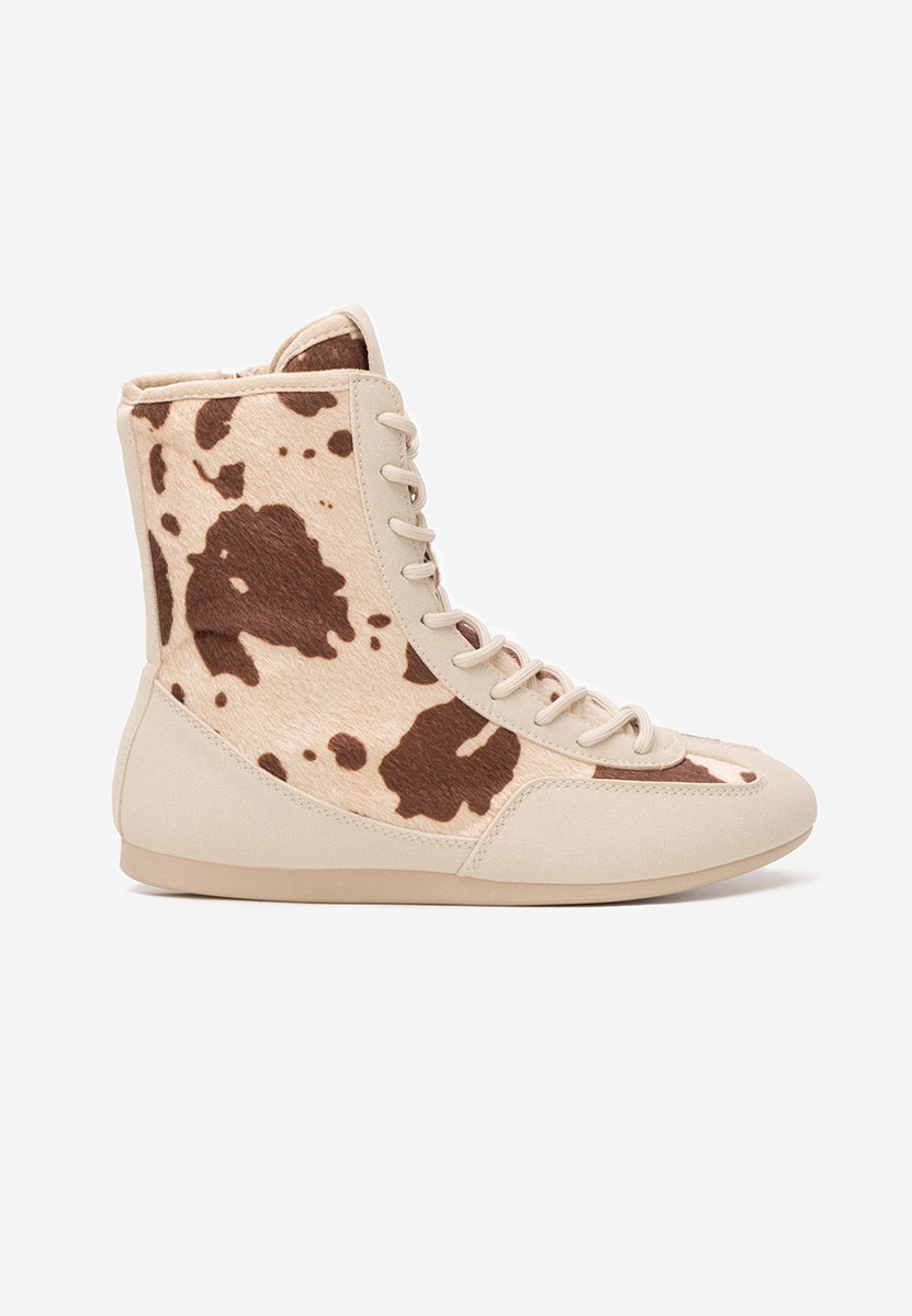 Rosira bézs magasszárú teniszcipő