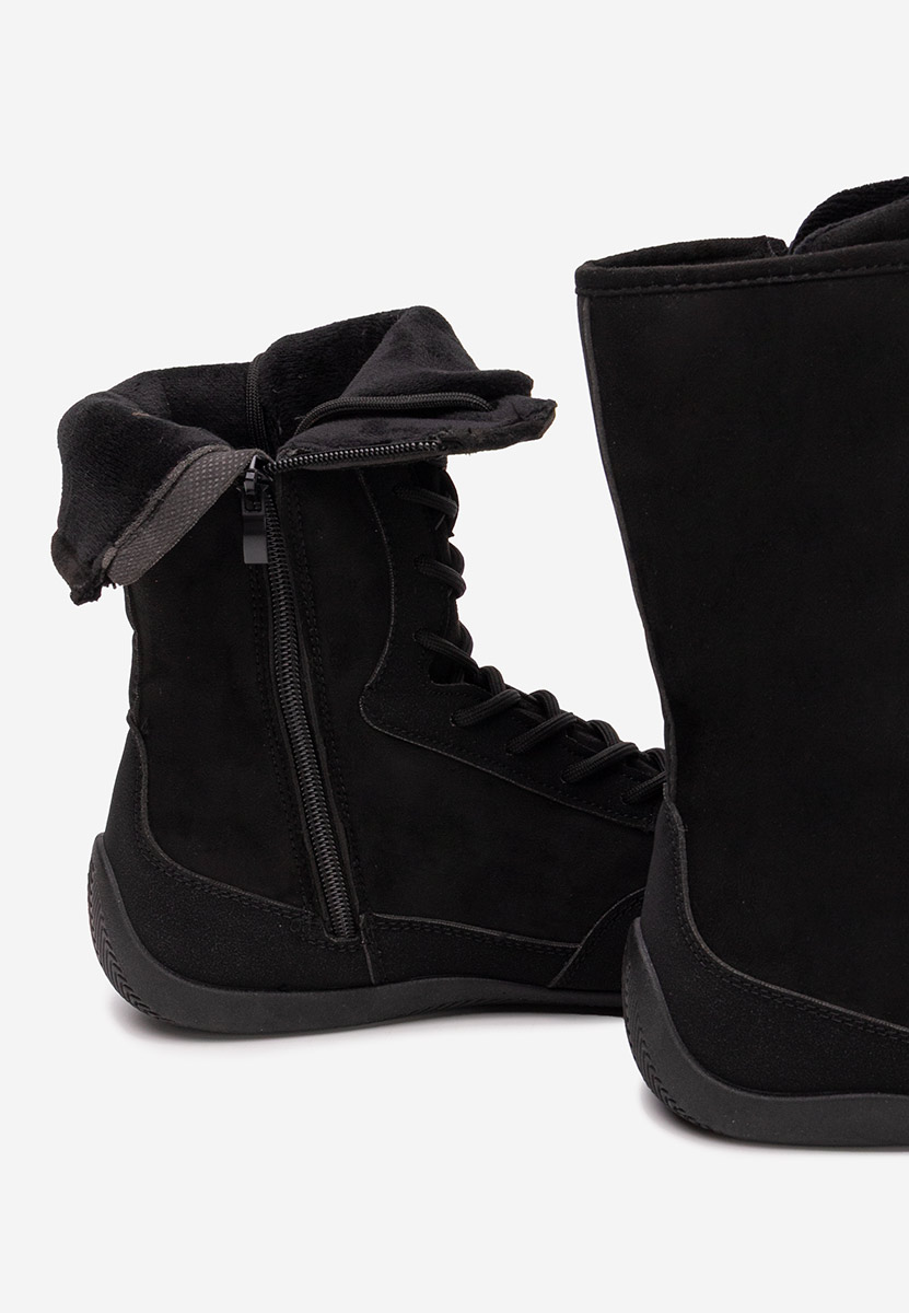 Stelia fekete magasszárú teniszcipő