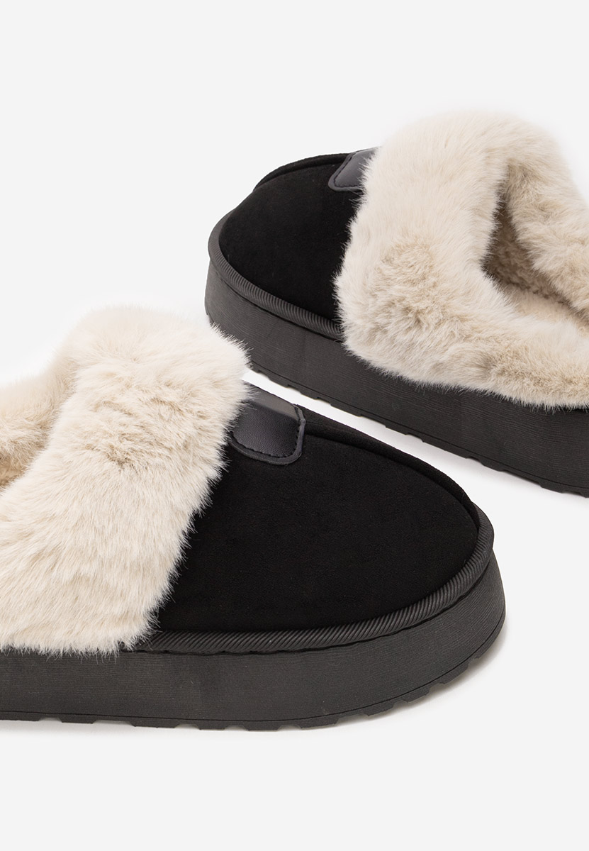 Flufina fekete női papucs