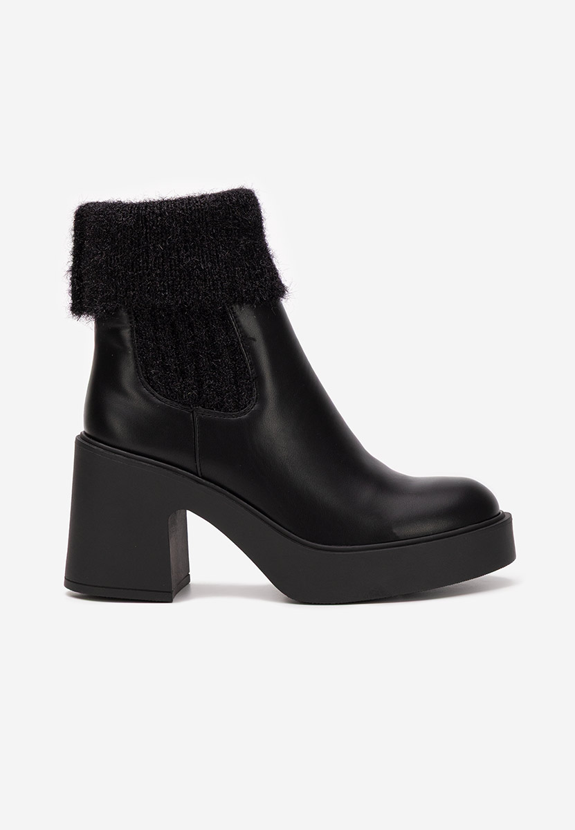 Philippa fekete női zokni bokacsizma