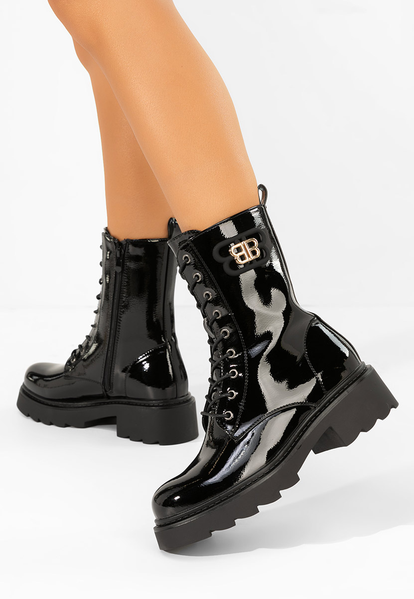 Bettina fekete női bakancs