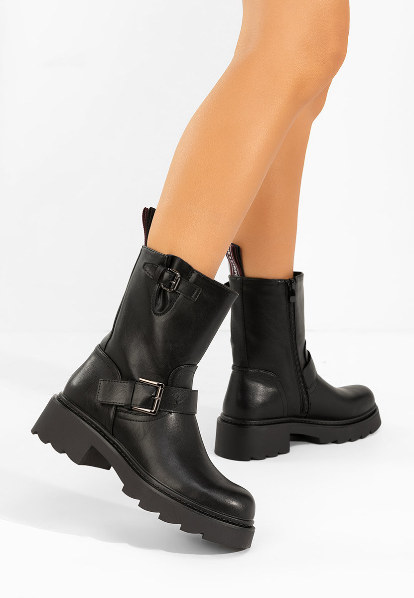 Diany fekete női bokacsizma Diany fekete női bokacsizma