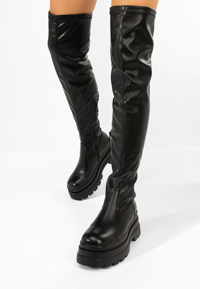 Melyna v2 fekete combcsizma