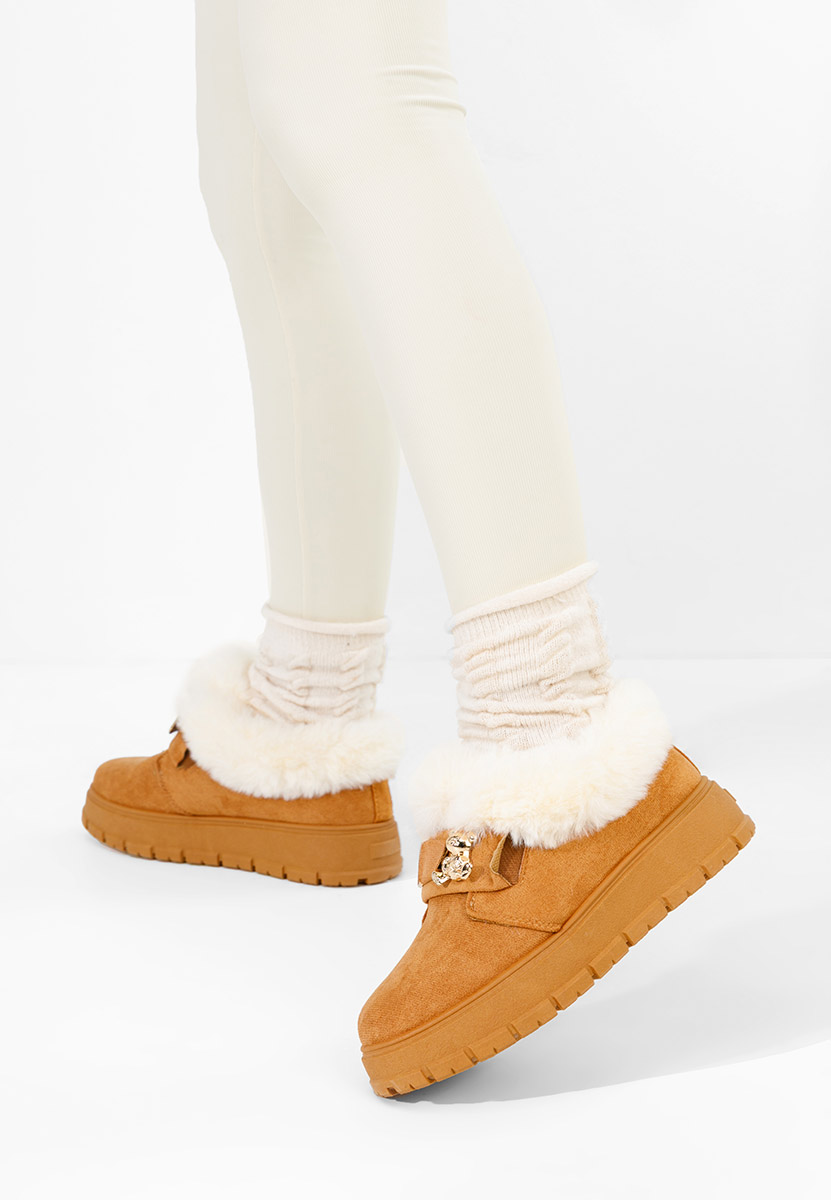 Amilce camel női papucs