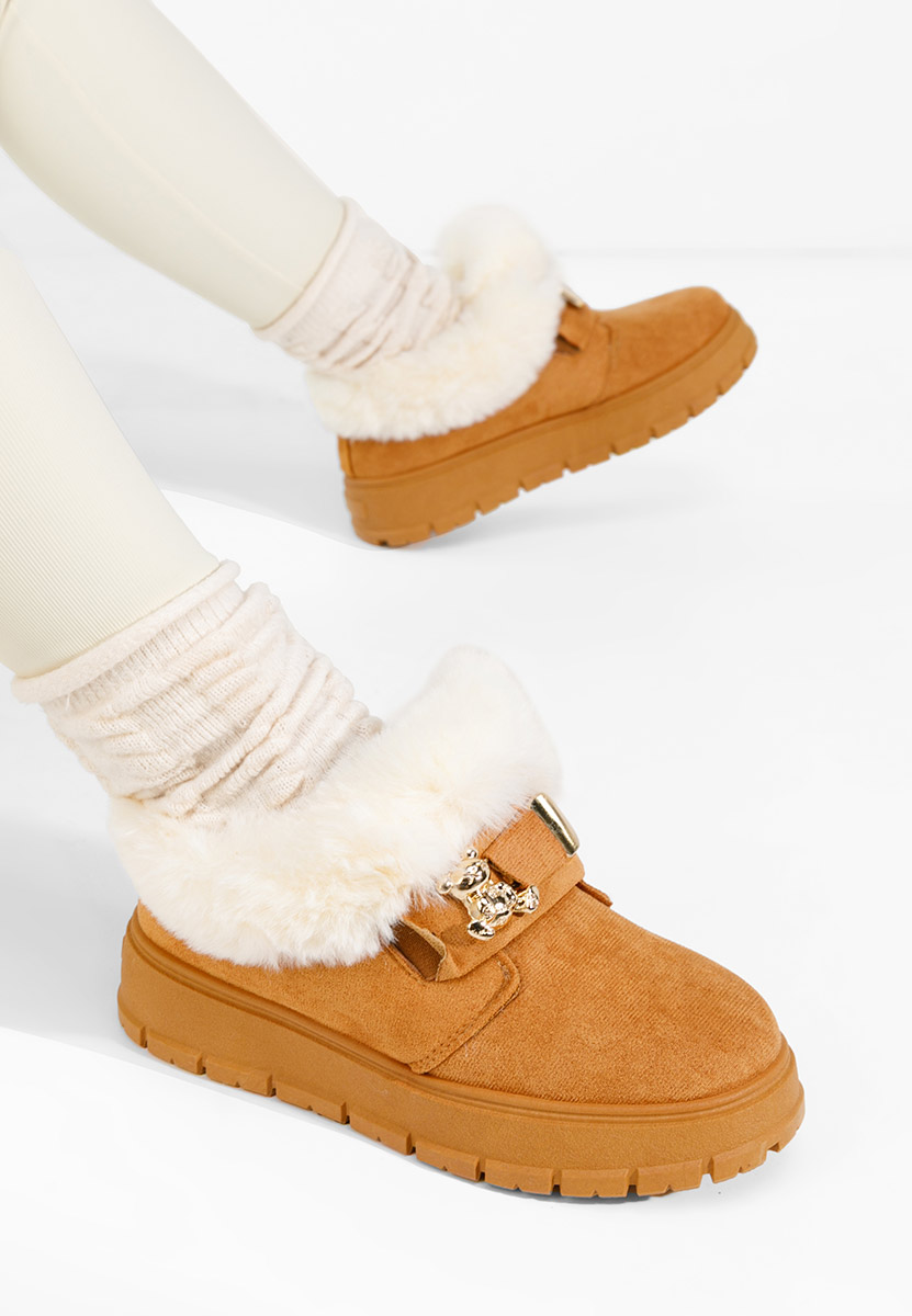 Amilce camel női papucs