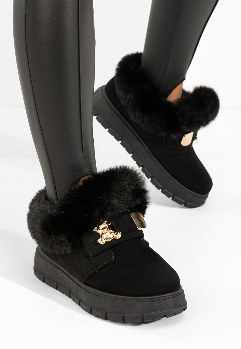 Amilce fekete női papucs