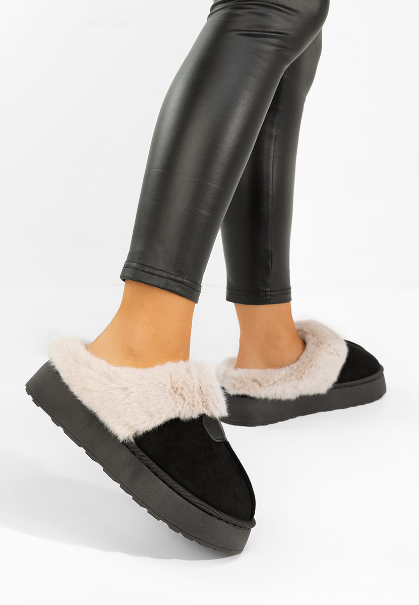 Flufina fekete női papucs