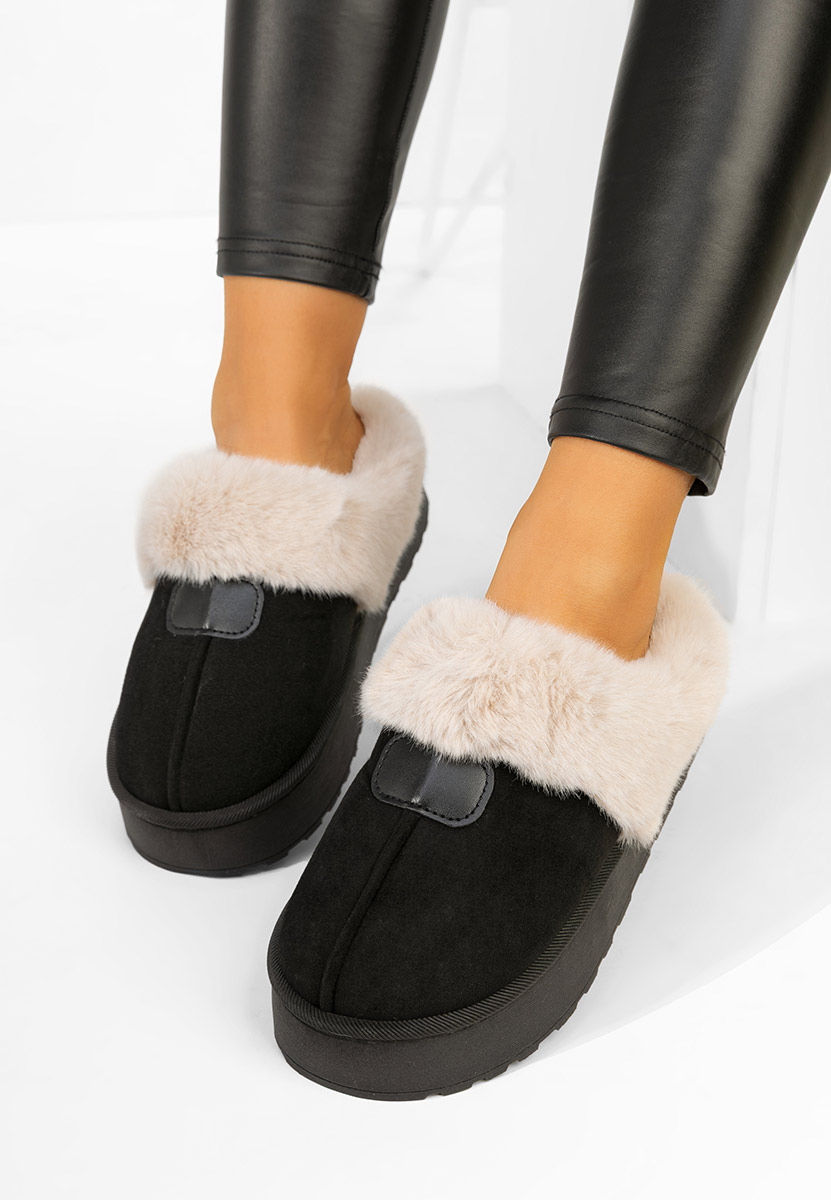 Flufina fekete női papucs