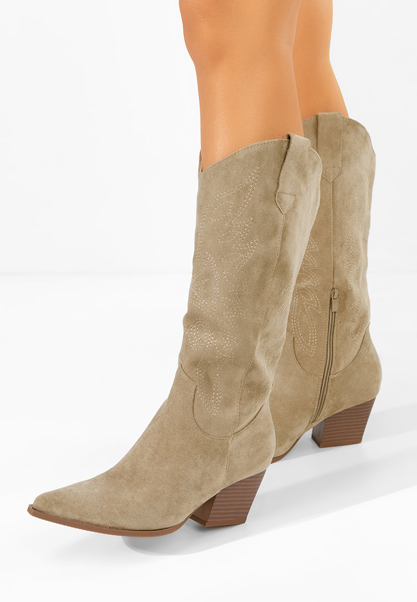Josephina khaki cowboy csizma
