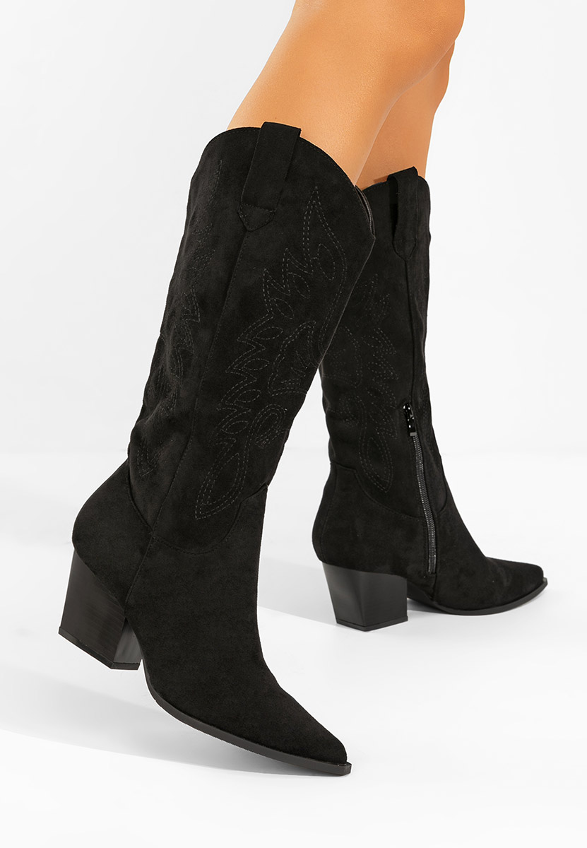 Josephina fekete cowboy csizma