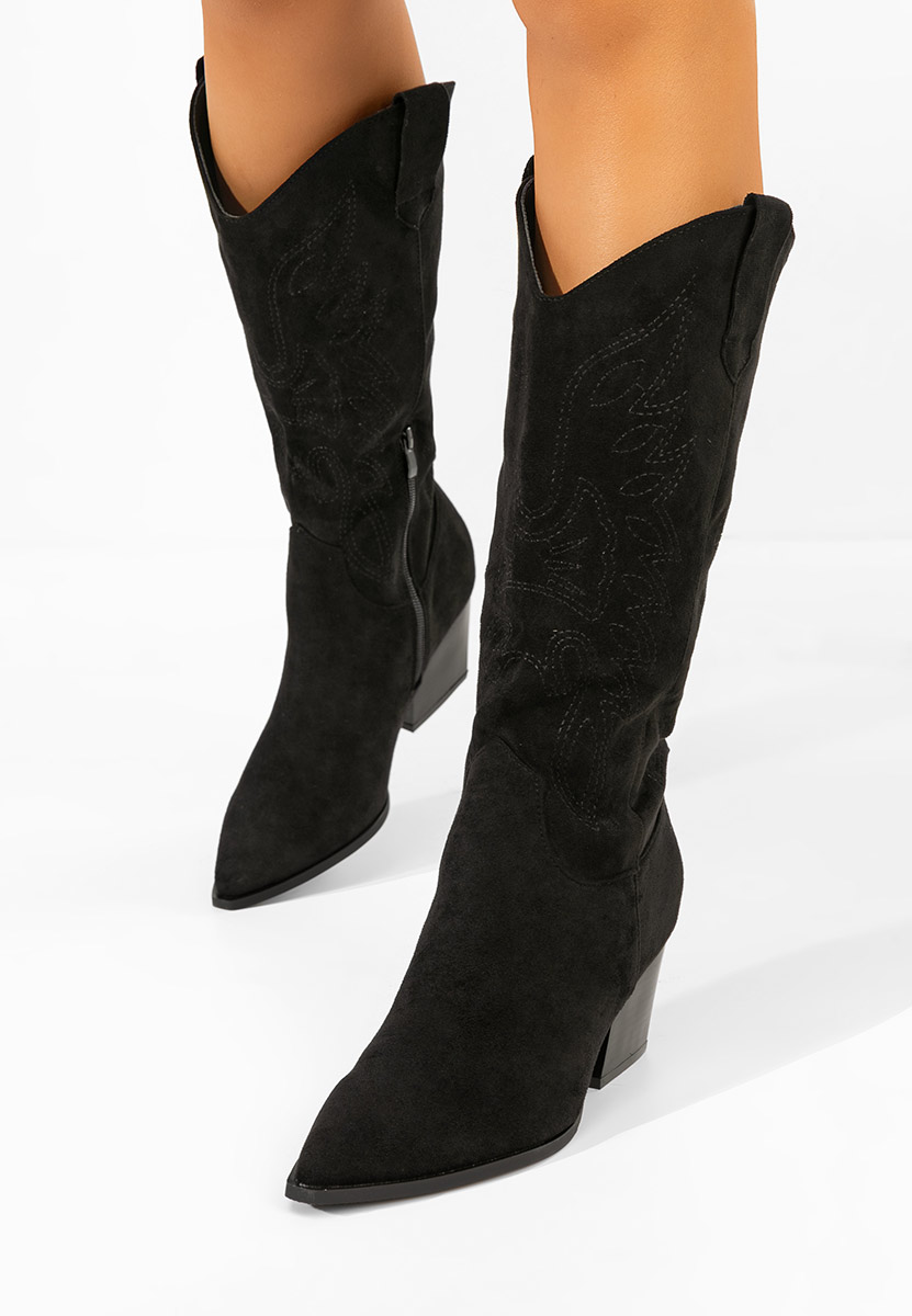 Josephina fekete cowboy csizma