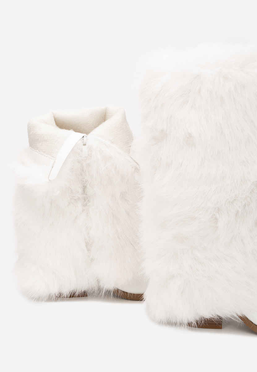 Olivine fehér meleg női csizma 