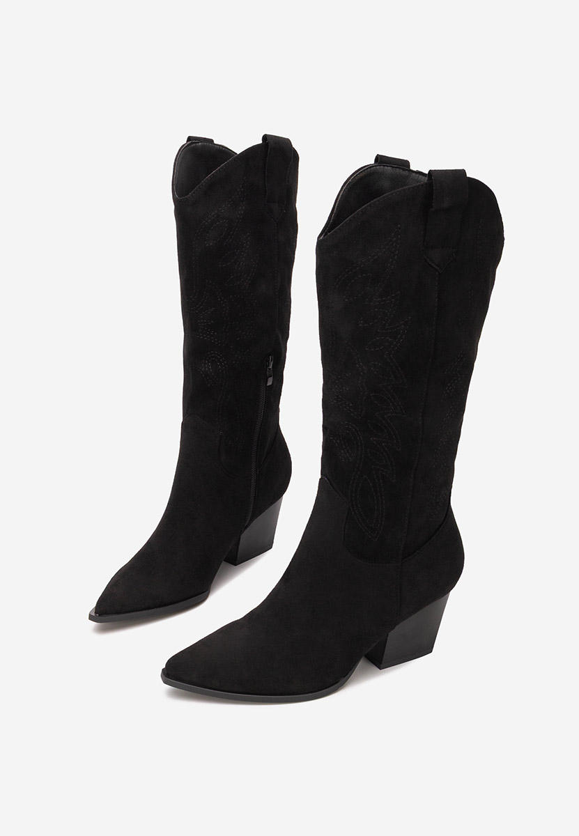 Josephina fekete cowboy csizma