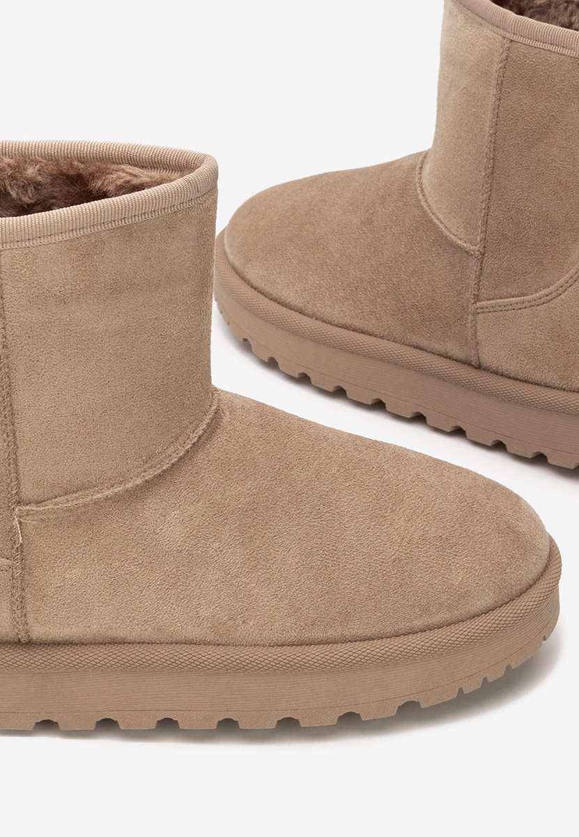 Patty khaki női téli bokacsizma