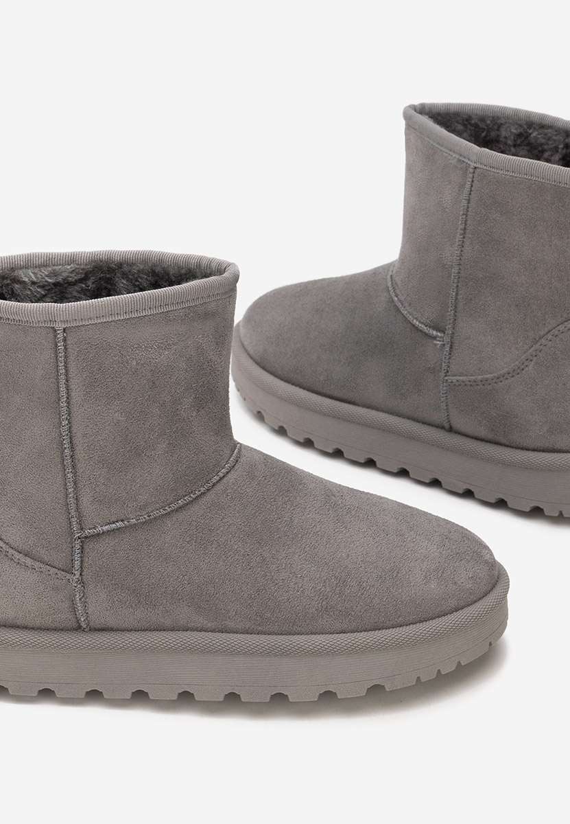 Patty szürke női téli bokacsizma