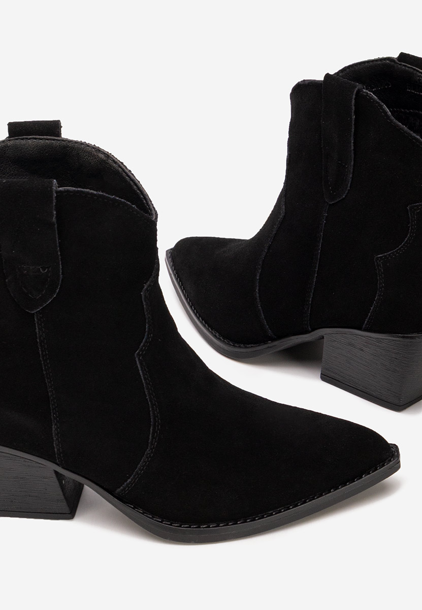 Glavira fekete cowboy csizma