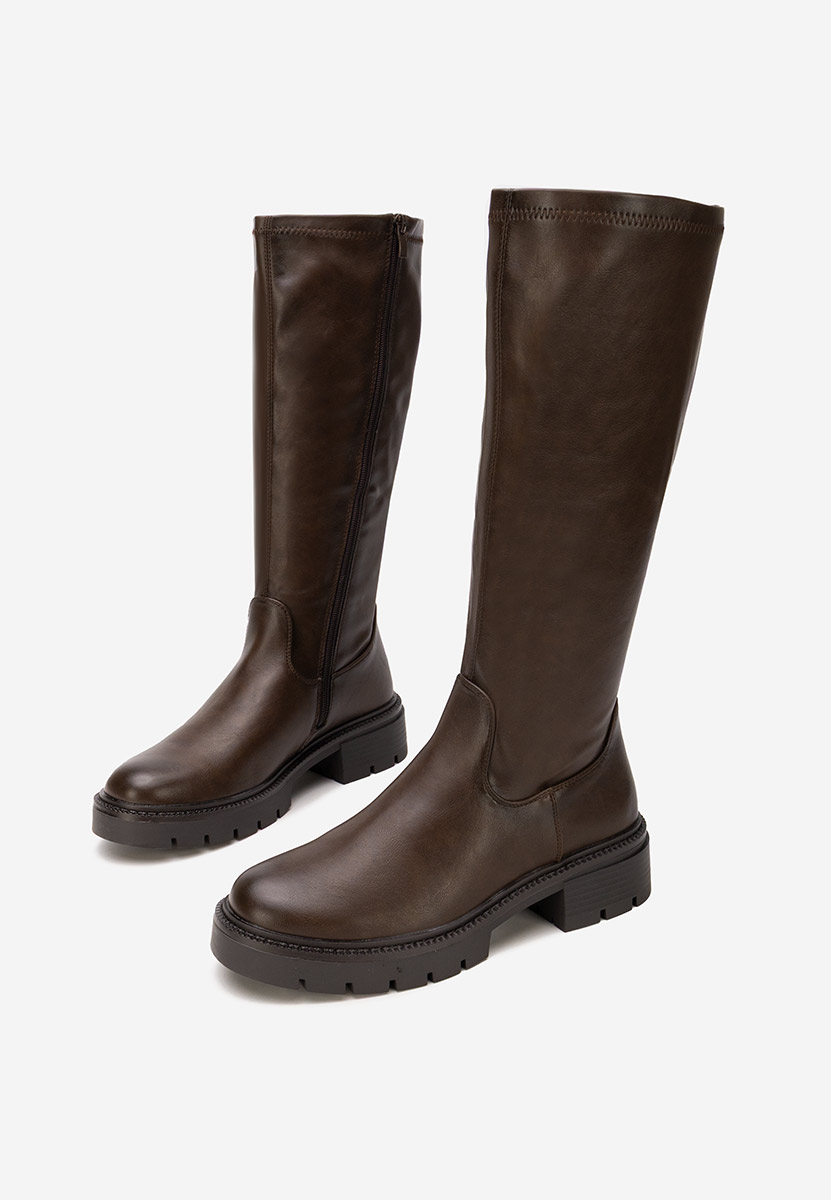 Nicoua v2 barna női csizma