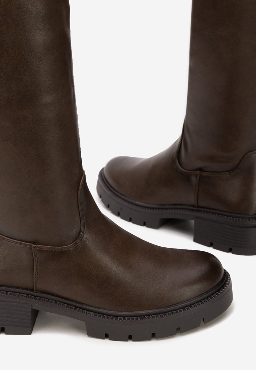 Nicoua v2 barna női csizma